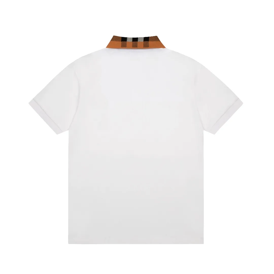 Burberry/ New Arrival Polo ！ ， polo ，Classic ， Versatile ， ， ！， ， Breathable， ， ， ， ， Premium ！M-3XL :White